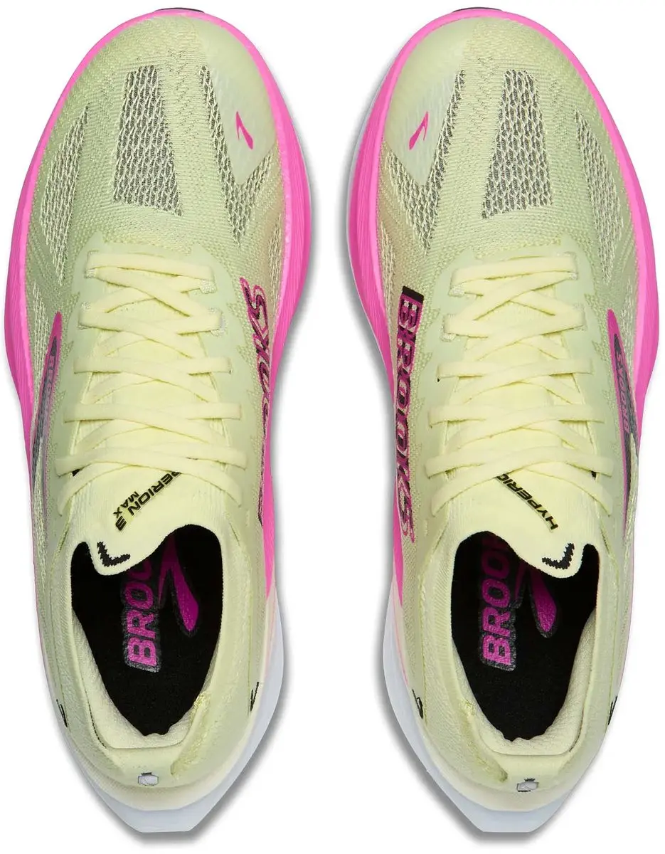 Brooks Hyperion Max 3 Hardloopschoenen - Geel - afbeelding 2 van 6