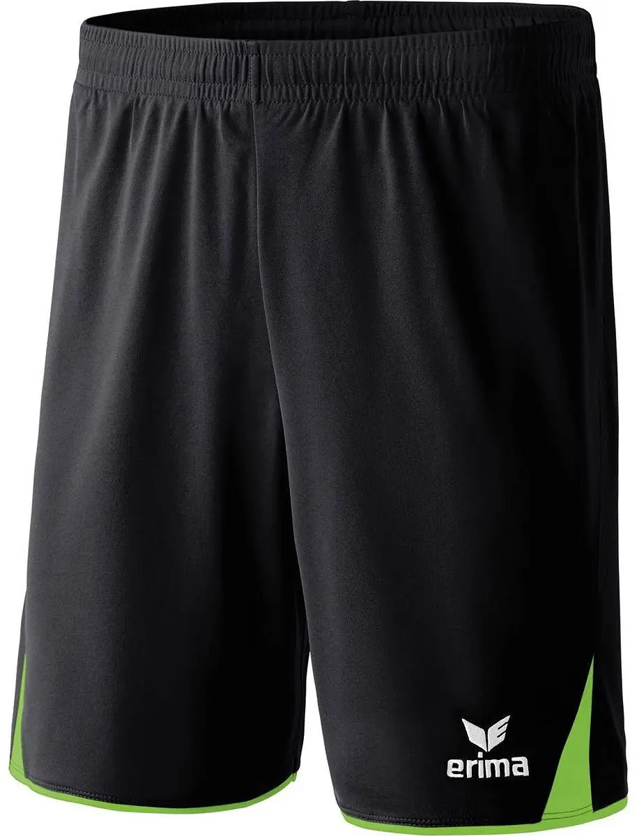 Erima 5-Cubes Short XXL - Zwart/Geel