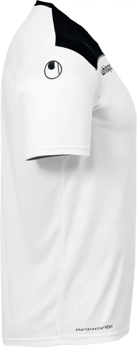 Uhlsport Offense 23 T-shirt Kinderen 116 - Wit/Zwart/Antraciet