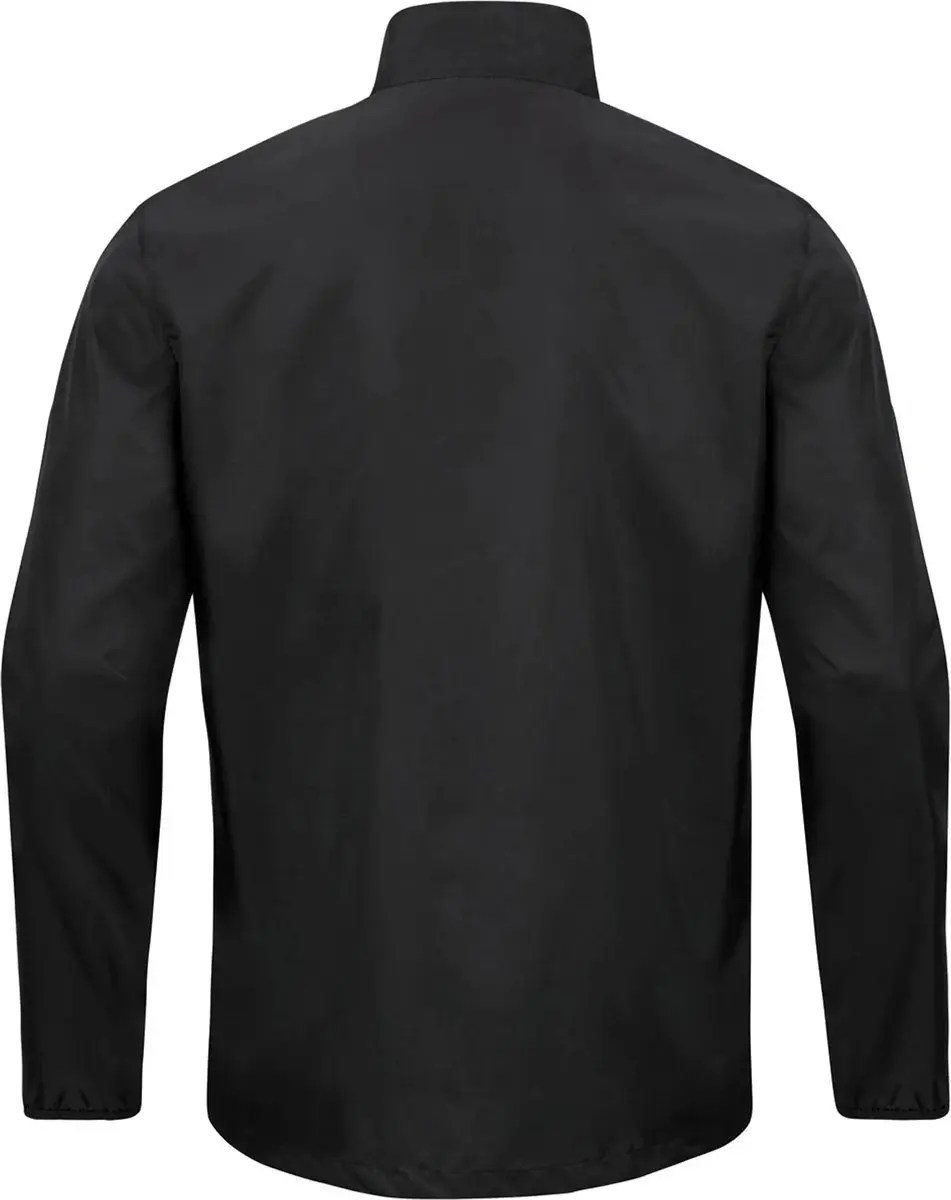 JAKO Rainzip Team Regen Sweater Junior 116 - Zwart