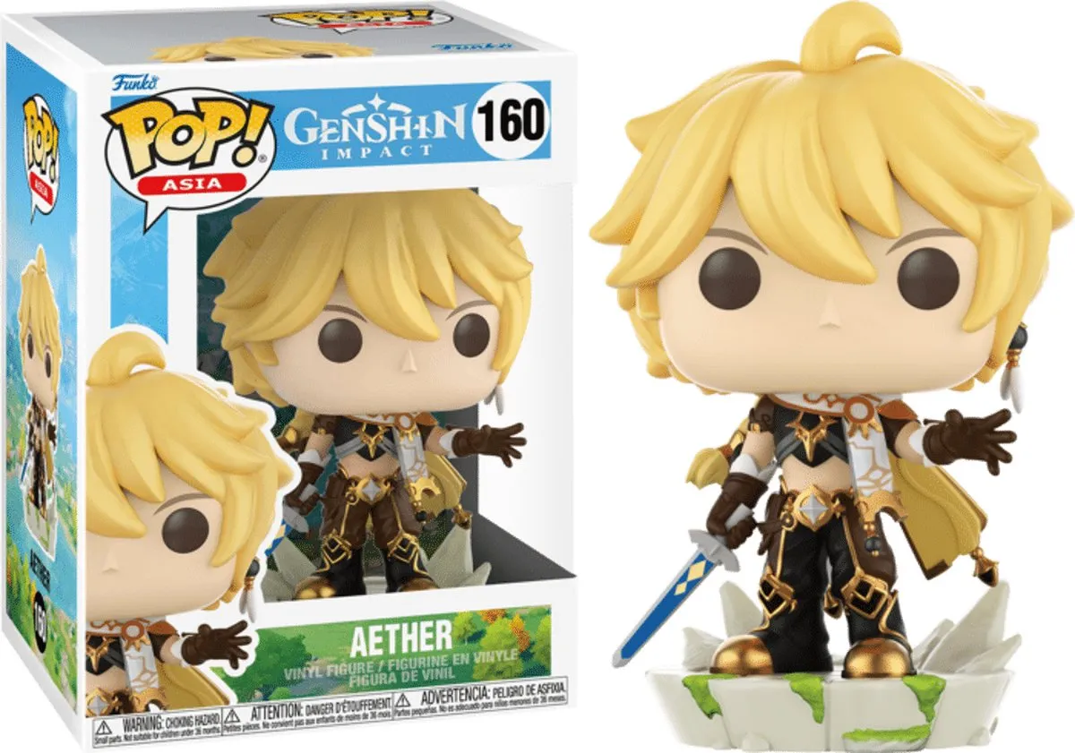 Funko POP! Games Aether Genshin Impact - 9cm - Multicolours