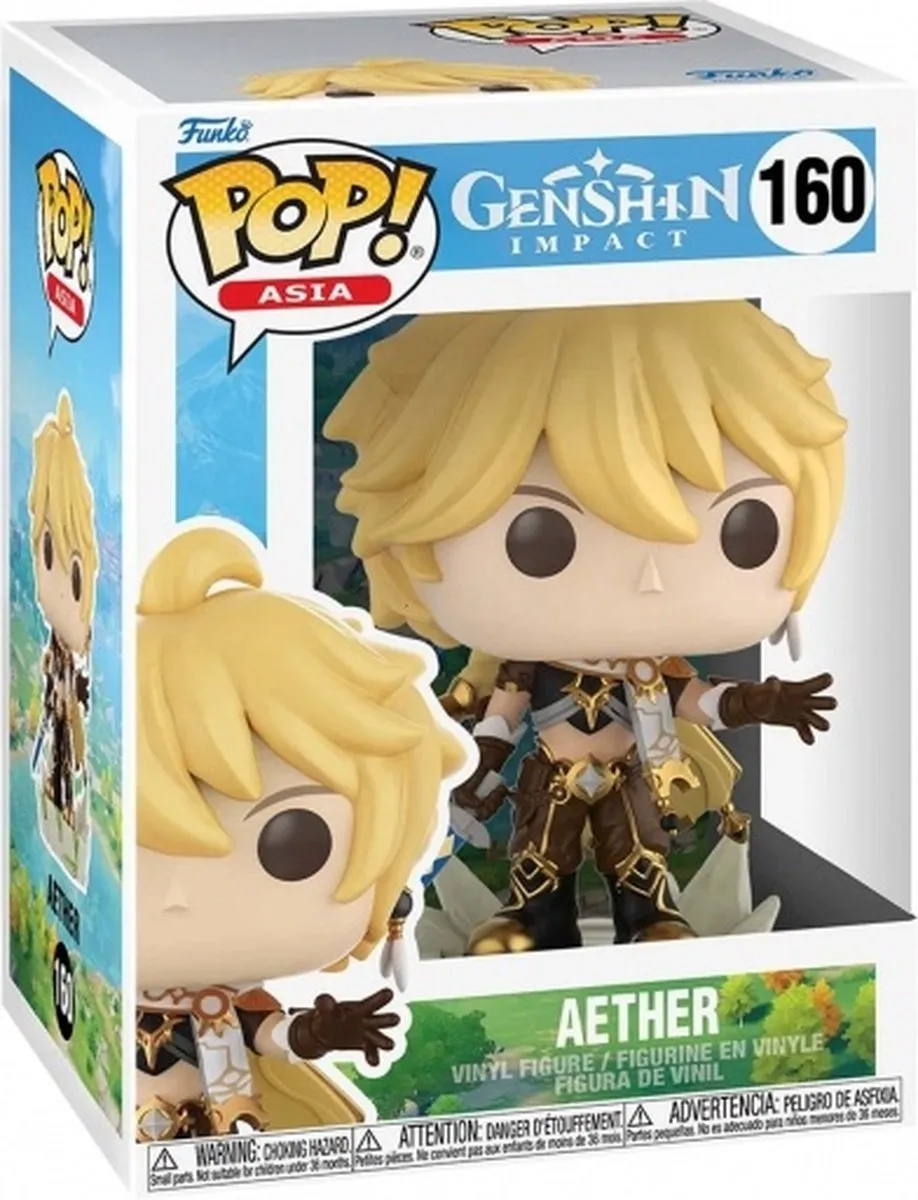 Funko POP! Games Aether Genshin Impact - 9cm - Multicolours