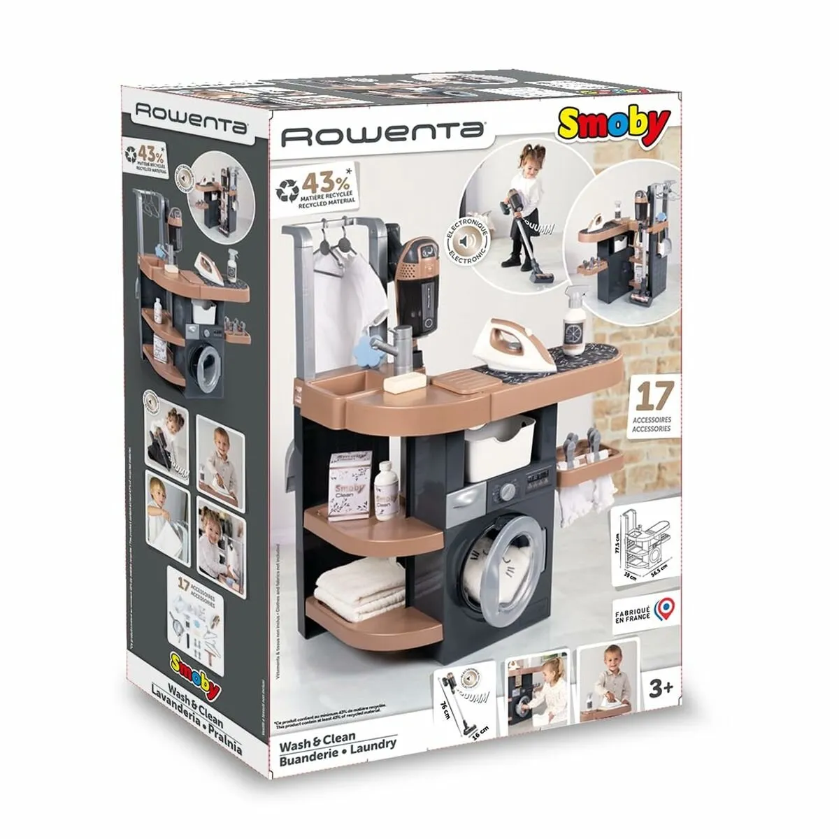 Smoby Reinig & Opberg Kit 6-delig - Multi kleuren