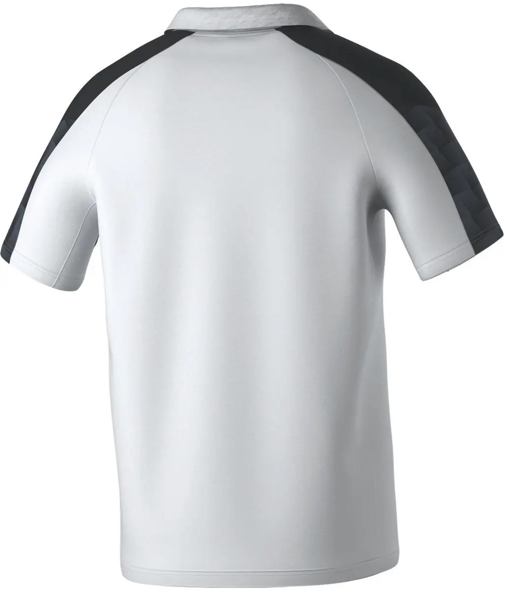 Erima Evo Star Polo Heren - Wit/Zwart 4XL