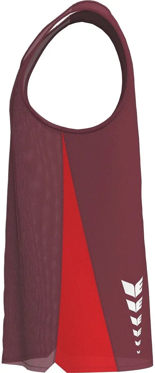 Erima T&F Wings Singlet Heren - Bordeaux 3XL