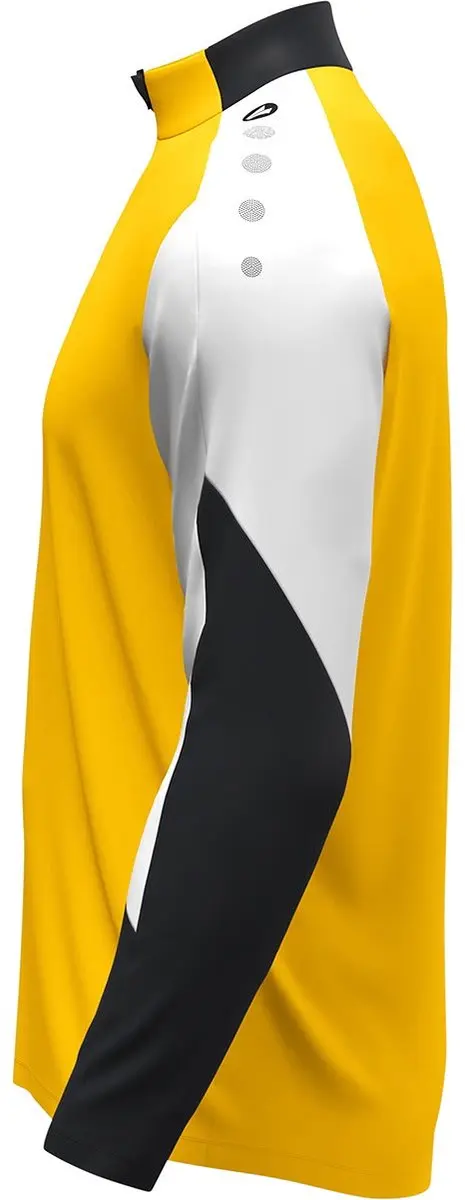 Jako Dynamic Ziptop Kinderen 152 - Geel/Wit/Zwart