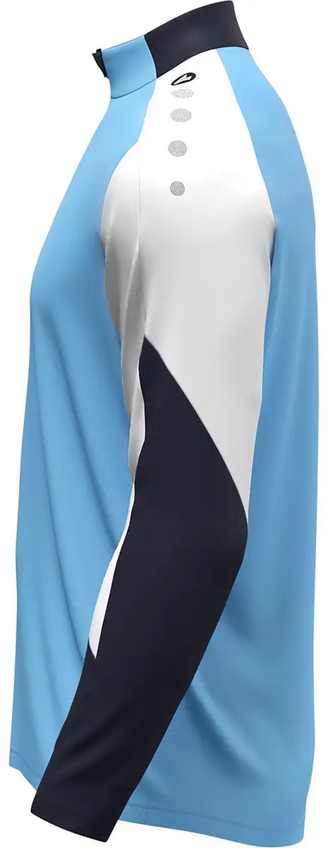 JAKO Dynamic Ziptop Kinderjas 128 - Hemelsblauw/Wit