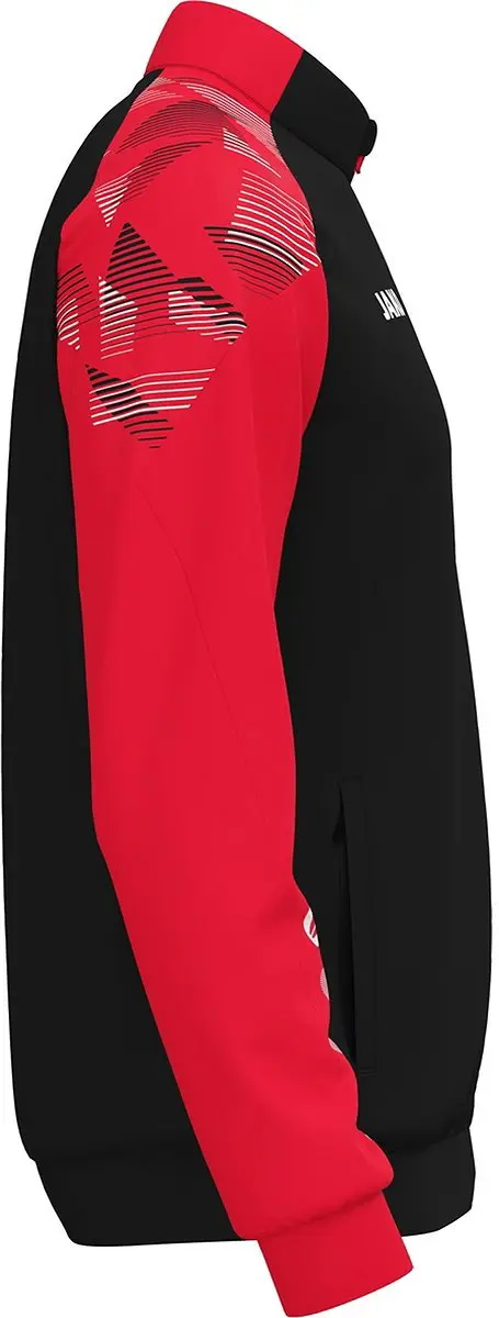 JAKO Sonic Polyestervest Kinderen 140 - Zwart/Rood