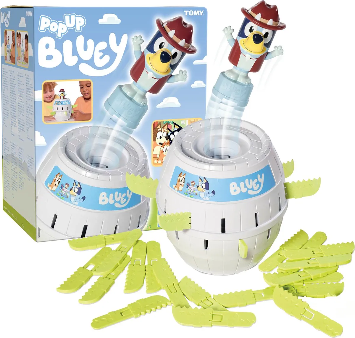 Tomy Pop Up Bluey Kinderspel - Multicolor