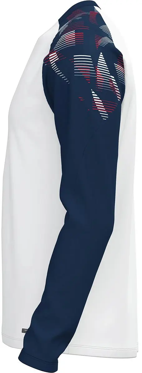 Jako Sonic Longsleeve Kinderen 152 - Wit/Marine/Rood