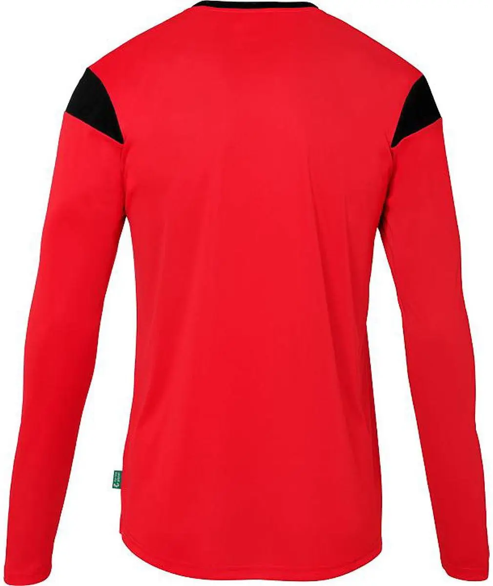 Uhlsport Squad 27 Voetbalshirt Lange Mouw - Rood/Zwart M