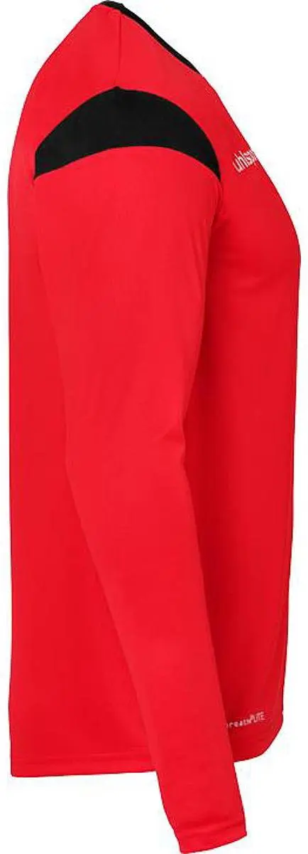 Uhlsport Squad 27 Voetbalshirt Lange Mouw - Rood/Zwart M