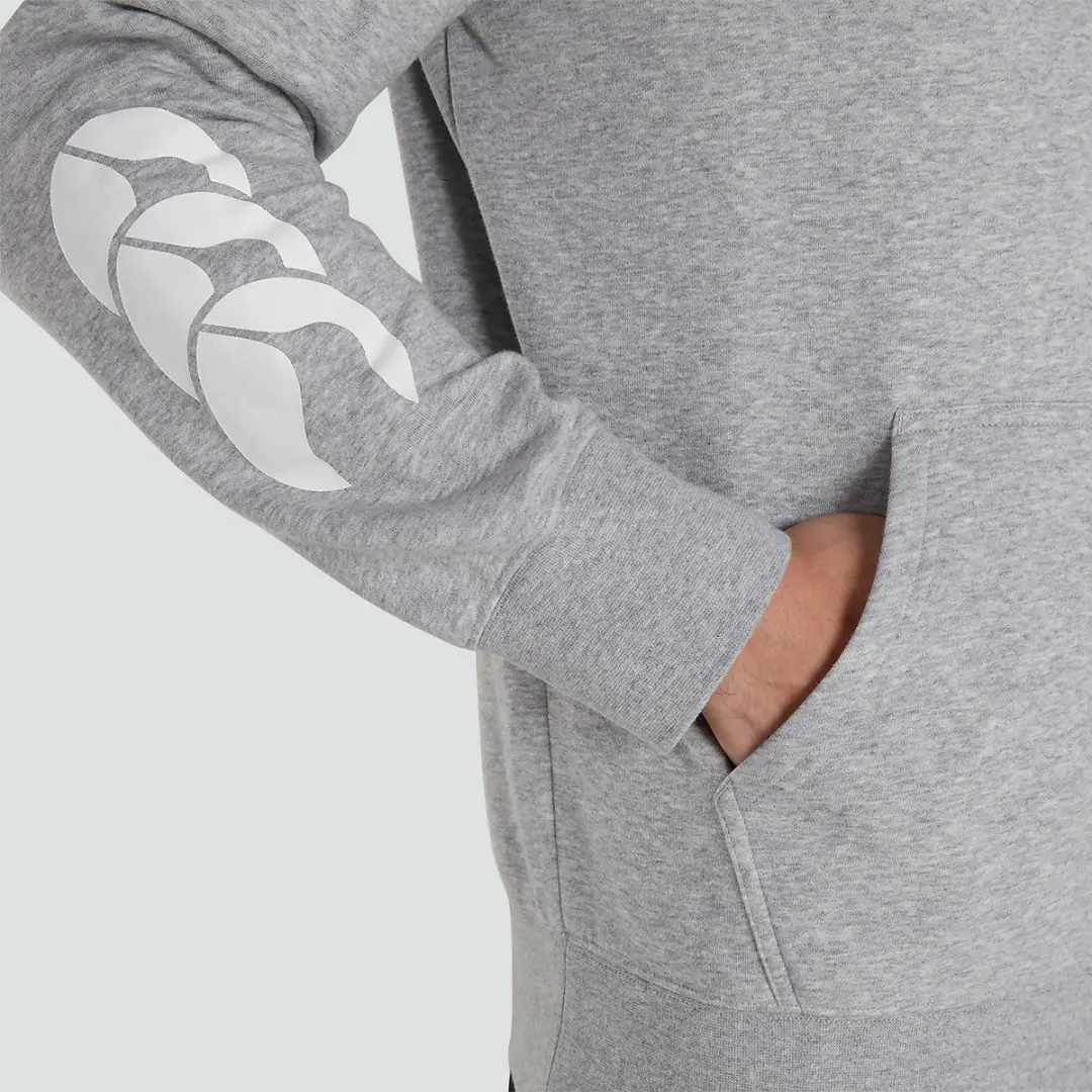 Canterbury Senior Club Hoodie Classic Marl - Lichtgrijs