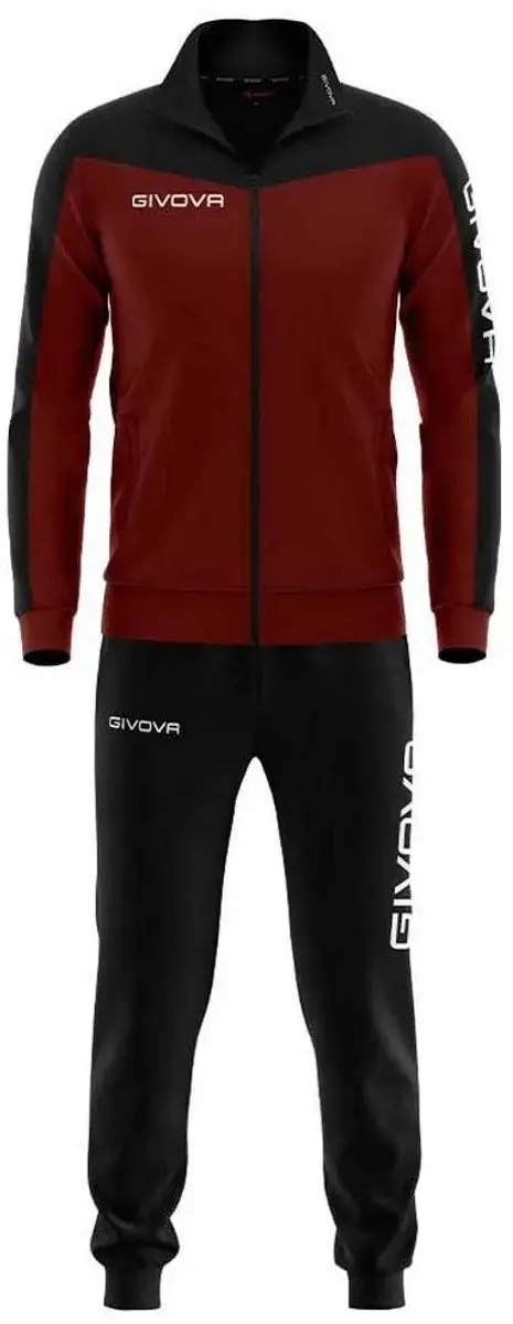 Givova Roma Trainingspak - S - Rood