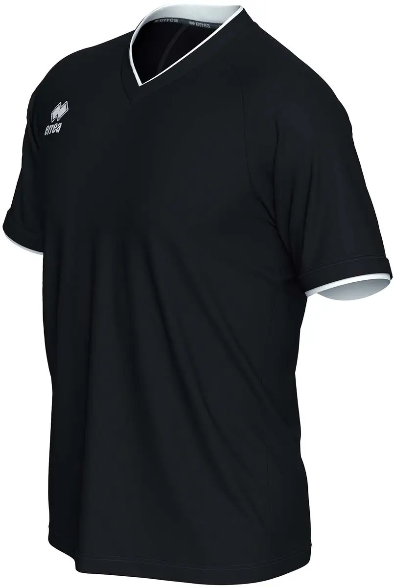 Errea Leonard T-Shirt Korte Mouw - Zwart S