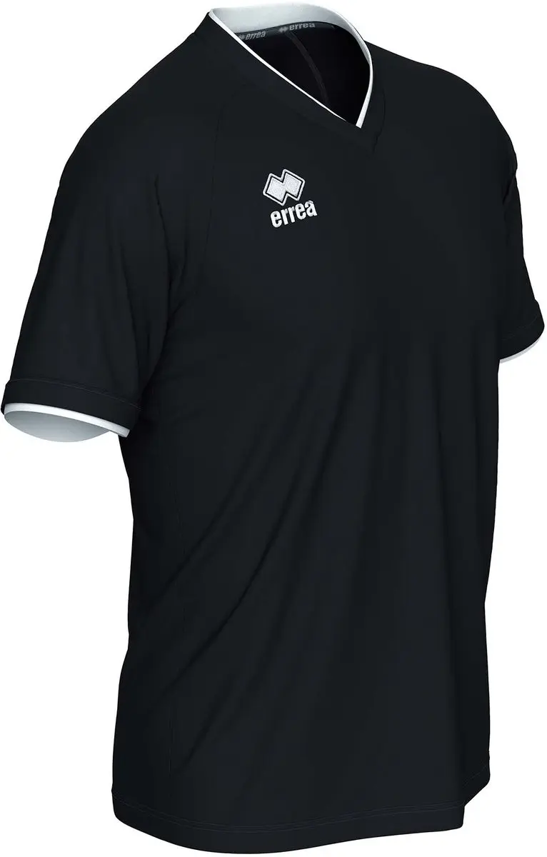 Errea Leonard T-Shirt Korte Mouw - Zwart S