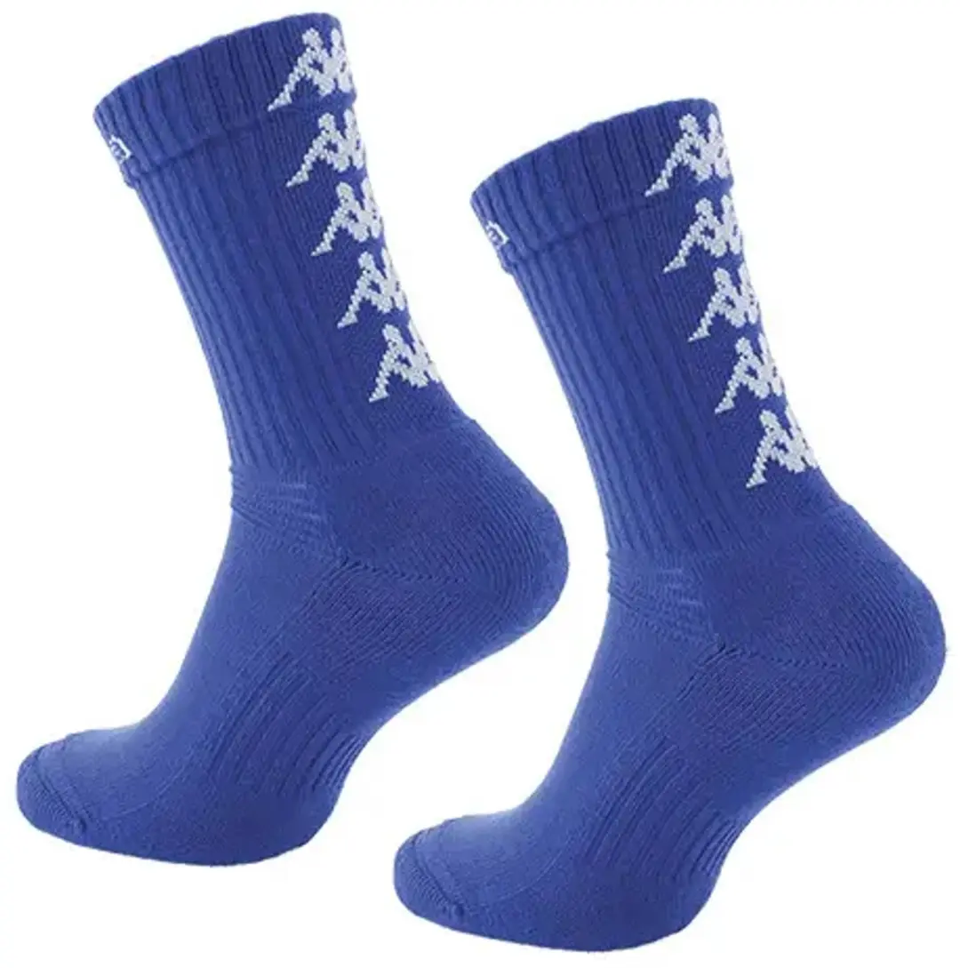 Kappa Eleno Sokken - 3 Stuks - Maat 50 - Koninklijk Blauw/Wit