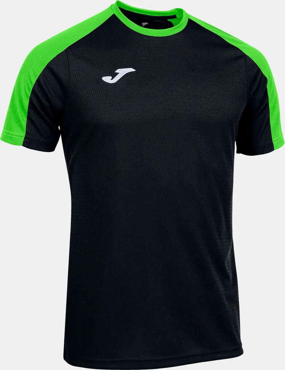 Joma Eco-Championship Shirt Heren - Zwart/Fluo Groen S