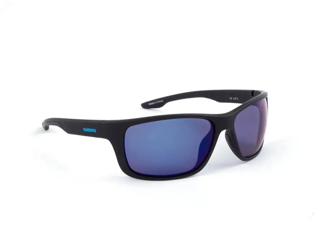 Shimano Antares Zonnebril - Matte Black & Blue Mirror - afbeelding 5 van 5