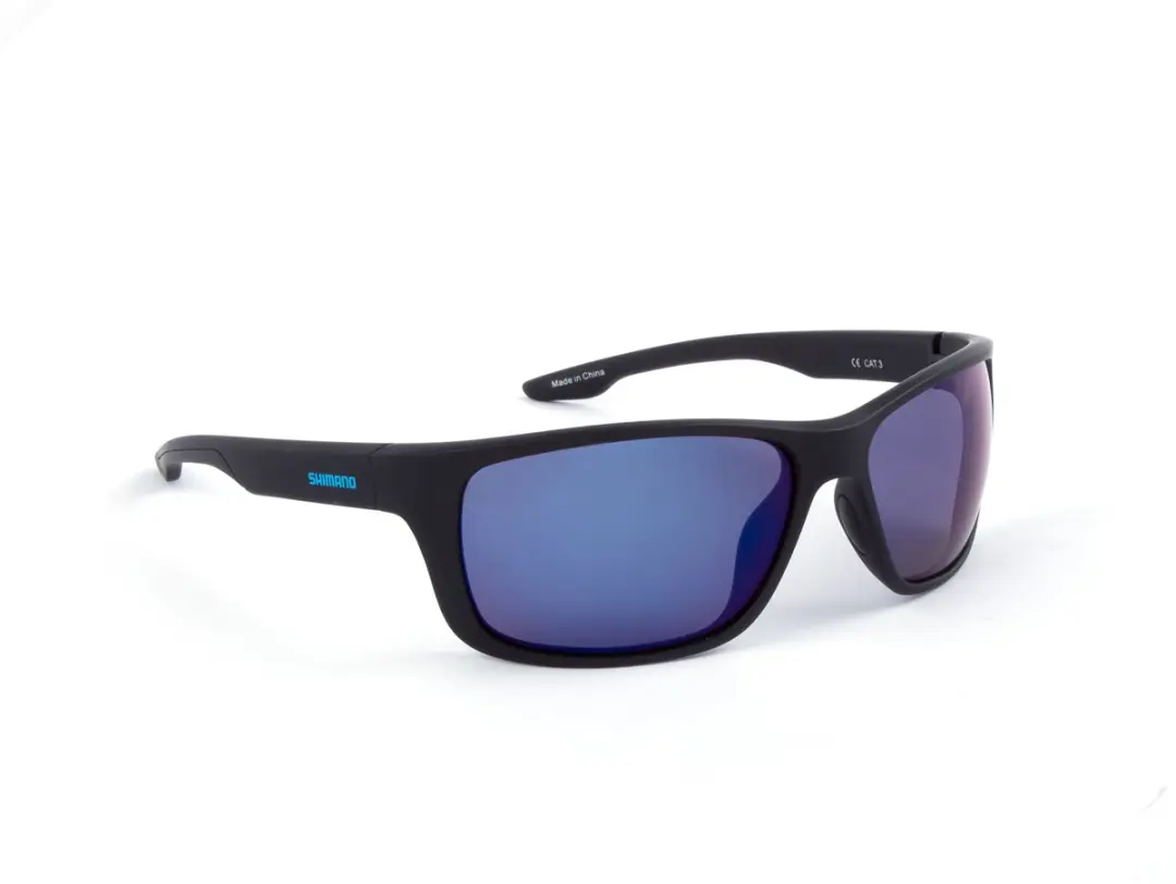 Shimano Antares Zonnebril - Matte Black & Blue Mirror - afbeelding 4 van 5