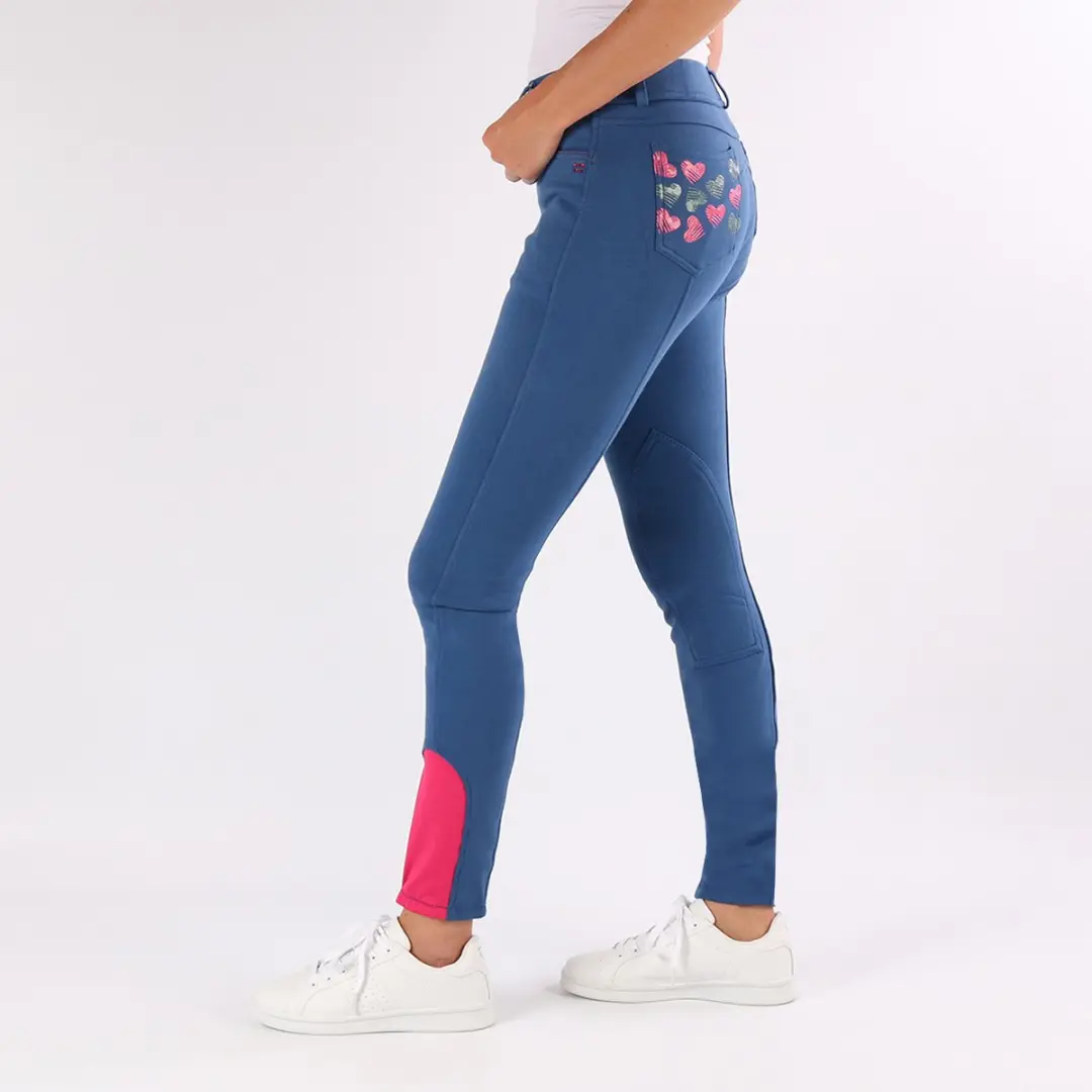 Epplejeck Sweetheart Kids Rijbroek 176 - Blauw