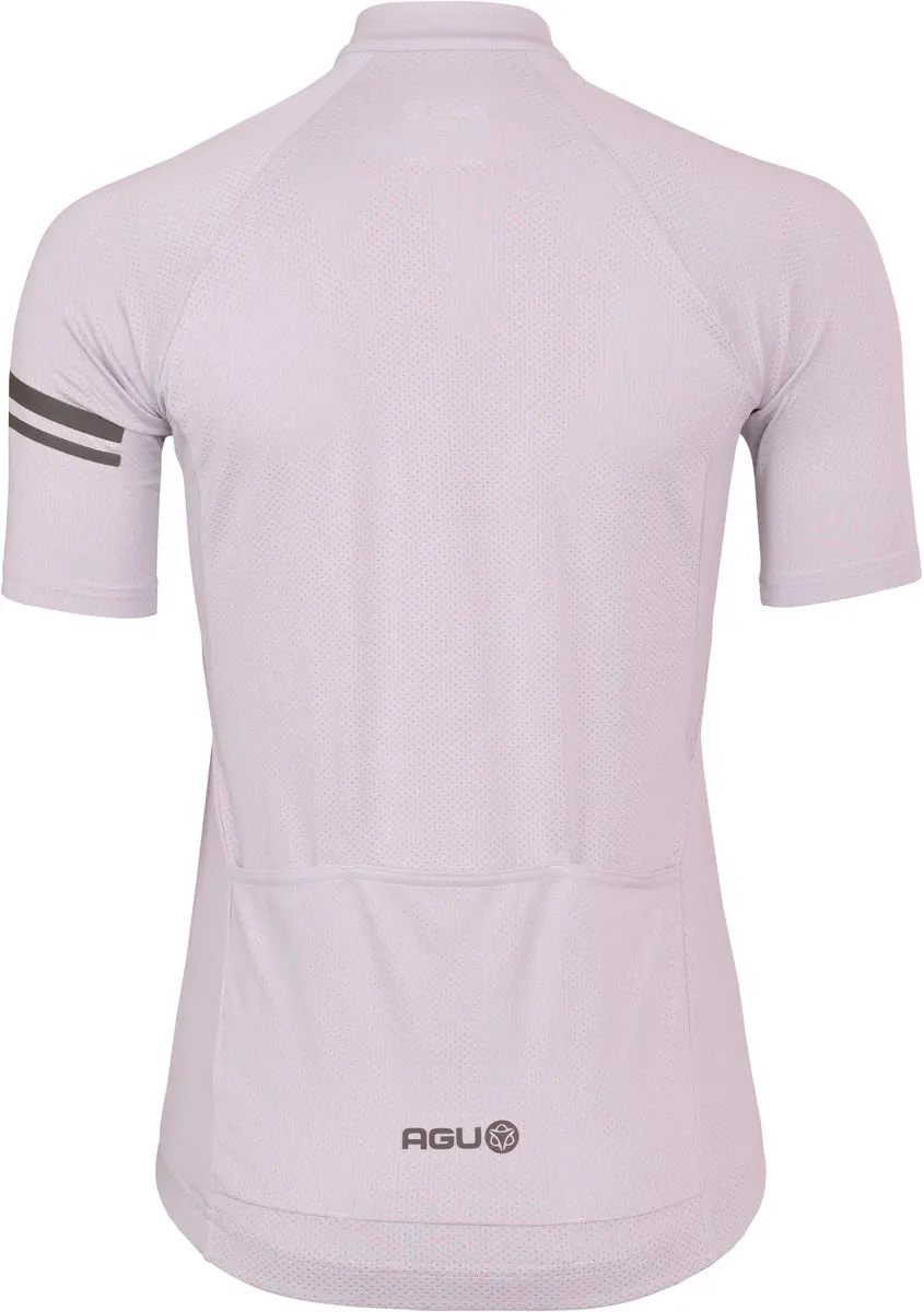 AGU Core Fietsshirt Dames Korte Mouwen - Paars L - 3 Zakken