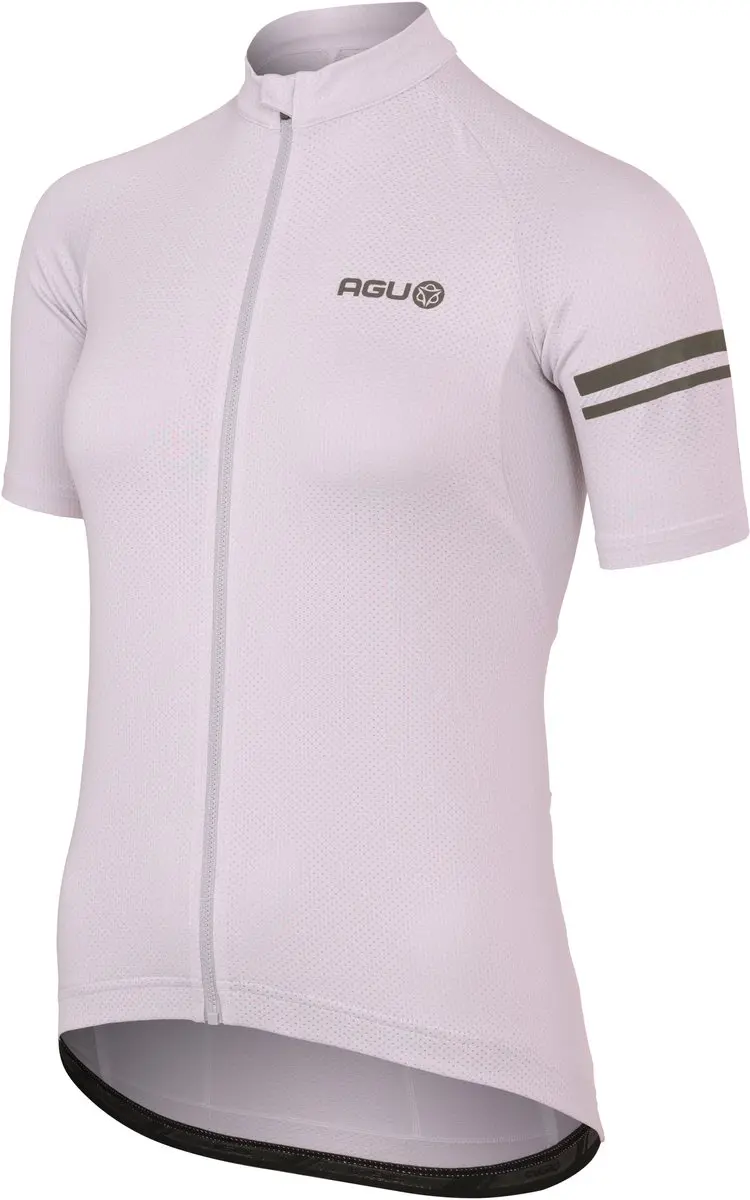 AGU Core Fietsshirt Dames Korte Mouwen - Paars L - 3 Zakken