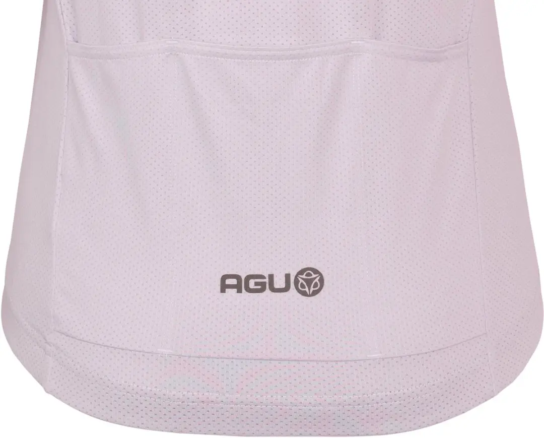 AGU Core Fietsshirt Dames Korte Mouwen - Paars L - 3 Zakken