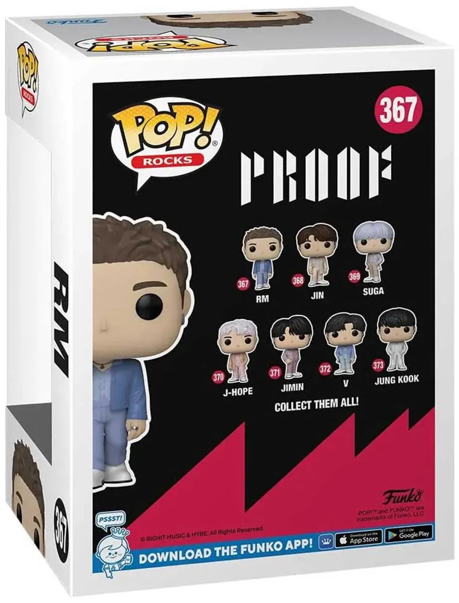 Funko Pop Rocks BTS RM #367 Verzamelbaar Figuur 9,5cm - Multi