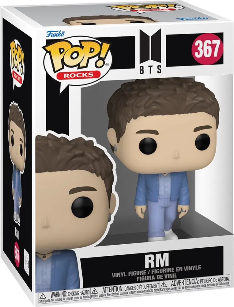 Funko Pop Rocks BTS RM #367 Verzamelbaar Figuur 9,5cm - Multi