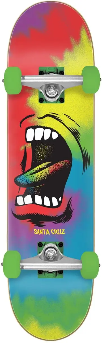 Santa Cruz Skateboard Screaming Big Mouth Tie-Dye 8.0