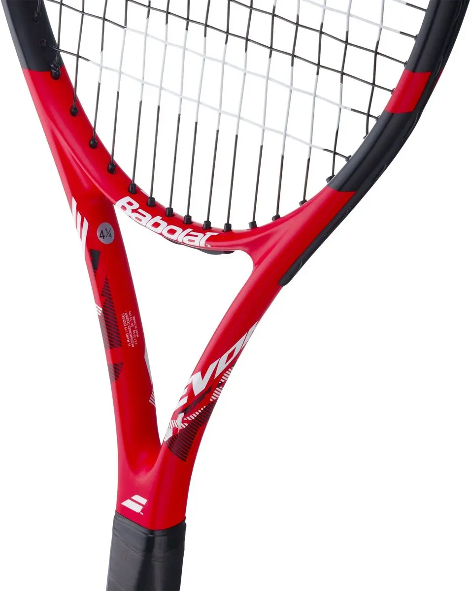 Babolat Evoke Team Tennisracket L2 - Wit/Blauw - afbeelding 6 van 6