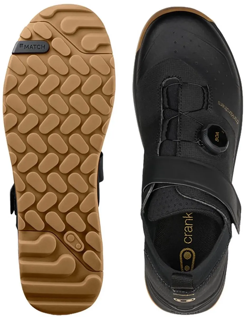 Crankbrothers Stamp Trail Boa Racefietsschoenen - 43.5 - Zwart/Goud