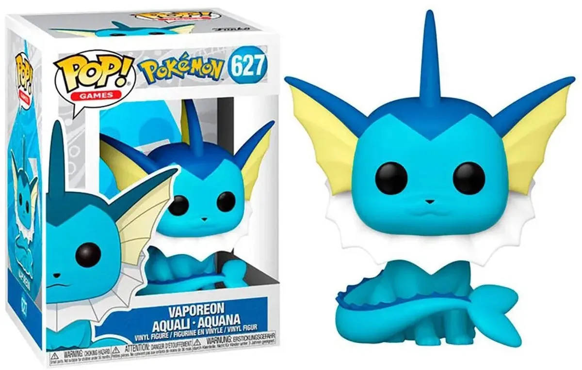 Funko Pop Pokémon Vaporeon #627 - Water-type - Multi - afbeelding 4 van 6