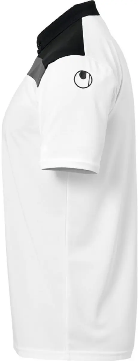Uhlsport Offense 23 Polo Shirt - 3XL - Wit/Zwart/Antraciet