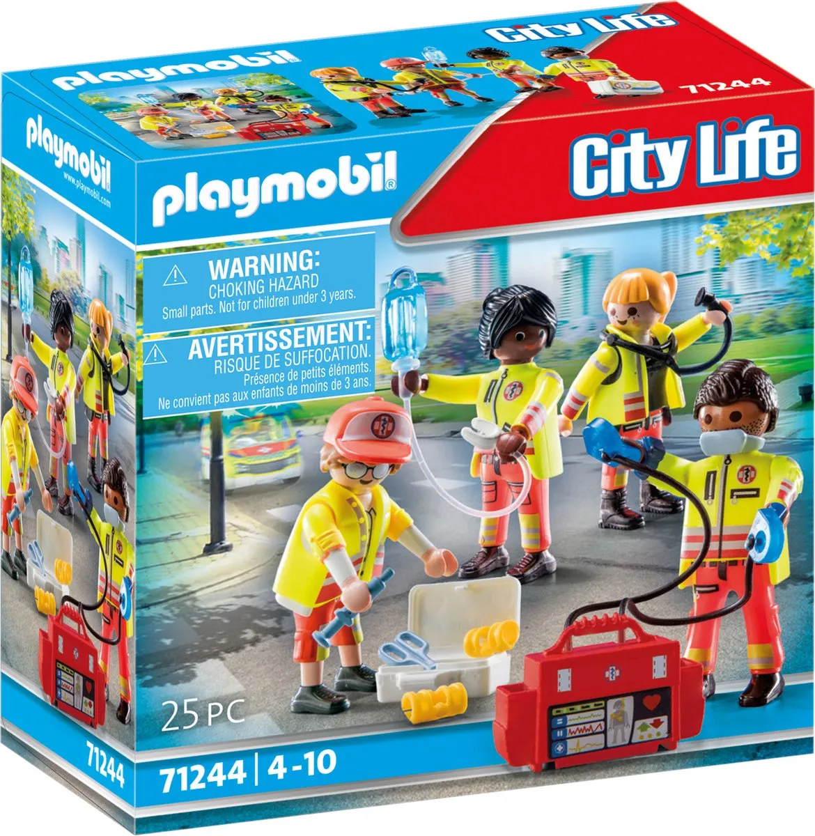 Playmobil City Life Reddingsteam 71244 - Multicolor