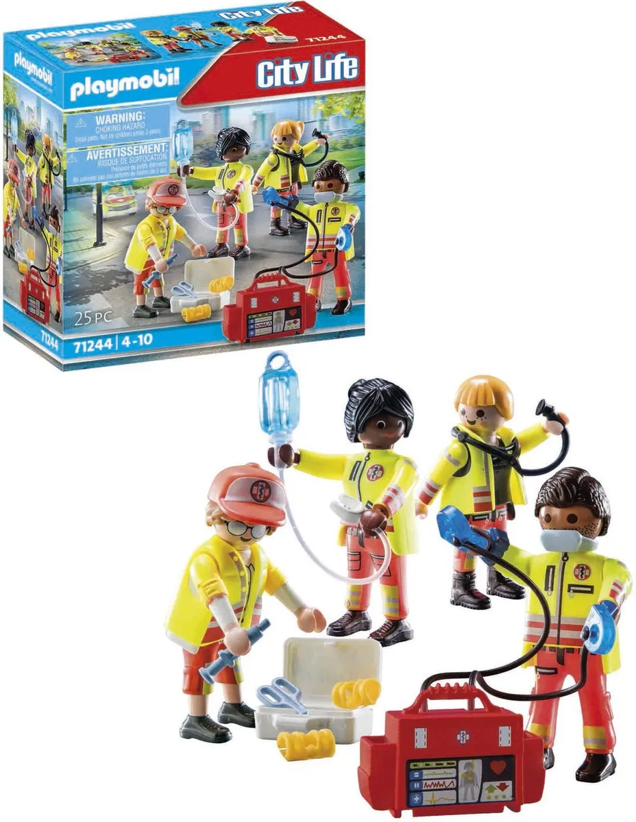 Playmobil City Life Reddingsteam 71244 - Multicolor - afbeelding 6 van 6