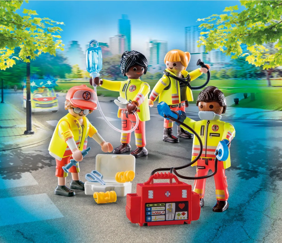 Playmobil City Life Reddingsteam 71244 - Multicolor