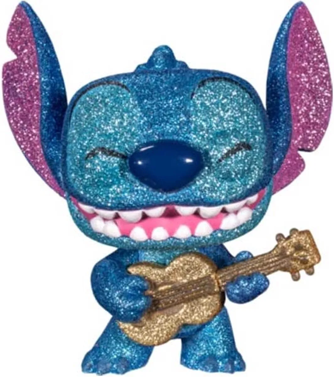 Funko Lilo & Stitch Diamond Glitter Pop - Stitch met Ukelele - Limited Edition