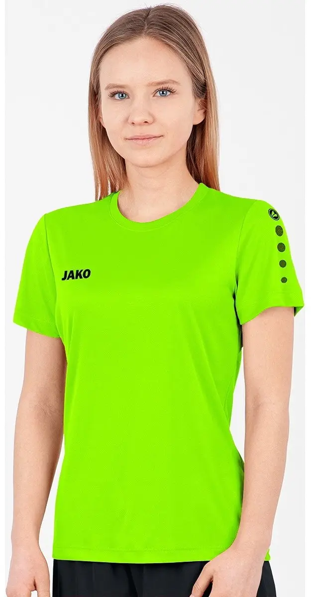 JAKO Team Shirt Dames - Fluogroen Maat 40