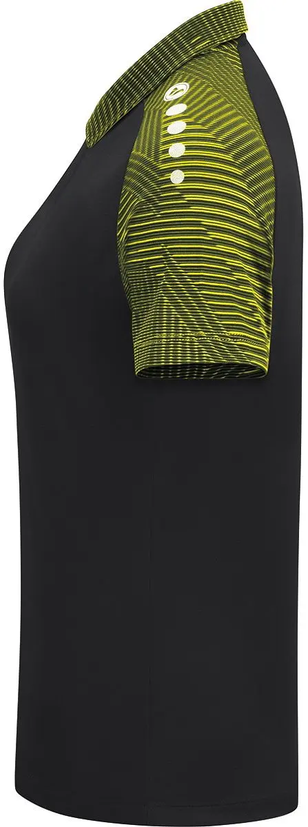 JAKO Performance Polo Dames - Zachtgeel/Zwart 38
