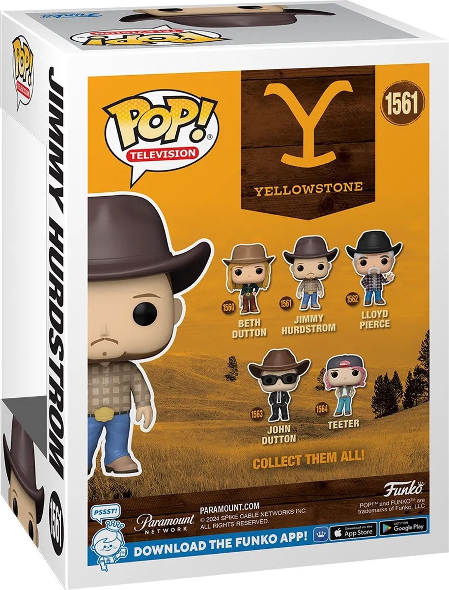 Funko Pop! Yellowstone Jimmy Hurdstrom #1561 - Multicolor