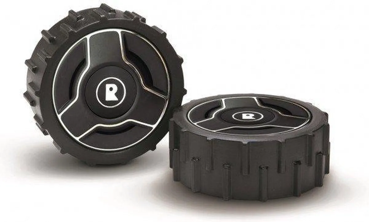 Robomow Brede Wielen RC-Modellen - 2 Stuks - Grijs/Zwart