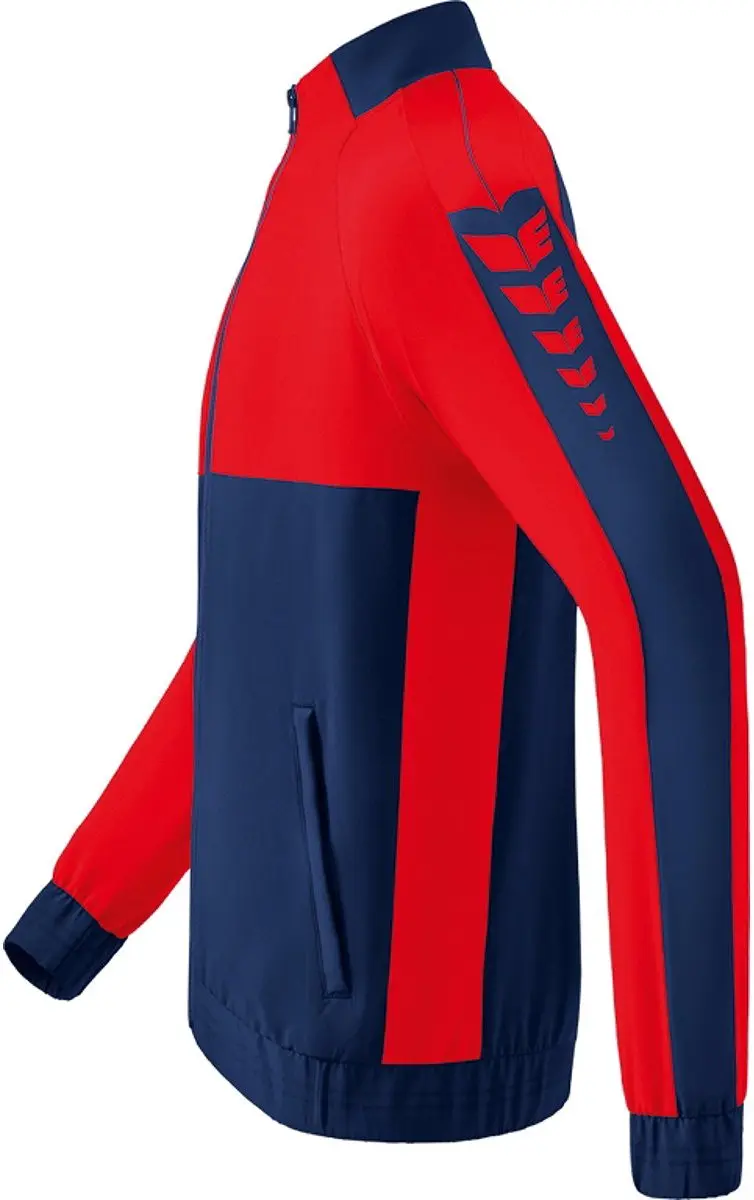 Erima Six Wings Heren Presentatiejack - Rood/New Navy M