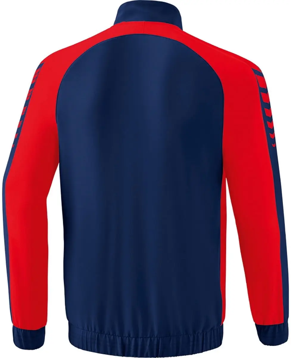 Erima Six Wings Heren Presentatiejack - Rood/New Navy M