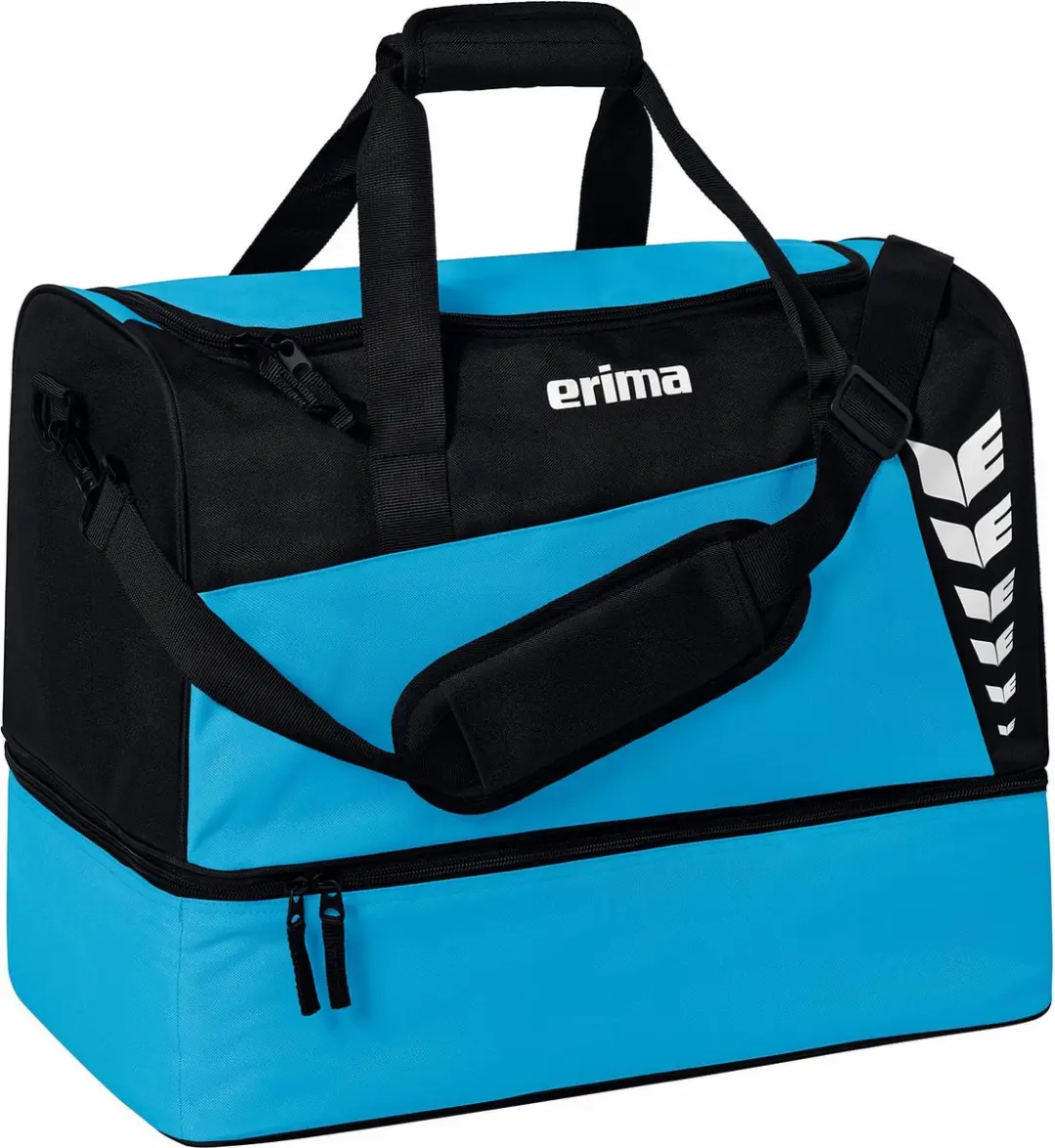 Erima Six Wings Sporttas 60L - M - New Royal/Zwart