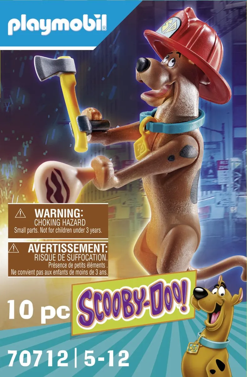 Playmobil Scooby-Doo! Brandweerman Verzamelfiguur 70712 - Multicolor - afbeelding 6 van 6