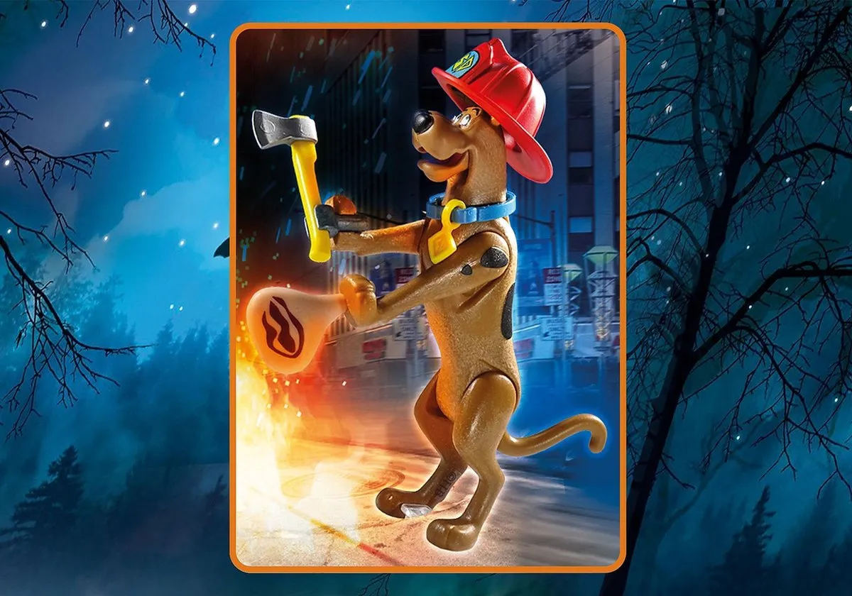 Playmobil Scooby-Doo! Brandweerman Verzamelfiguur 70712 - Multicolor - afbeelding 4 van 6