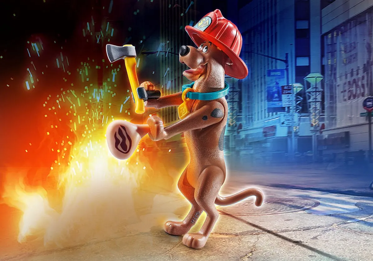 Playmobil Scooby-Doo! Brandweerman Verzamelfiguur 70712 - Multicolor - afbeelding 3 van 6