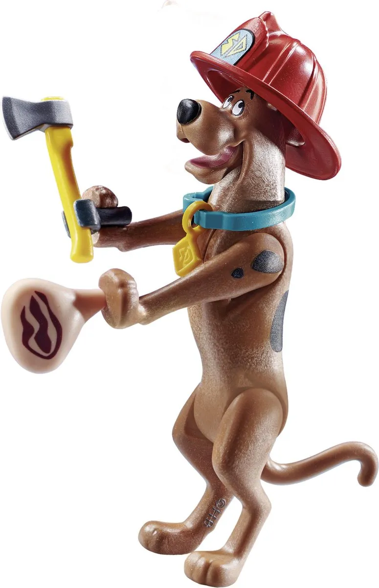 Playmobil Scooby-Doo! Brandweerman Verzamelfiguur 70712 - Multicolor - afbeelding 2 van 6